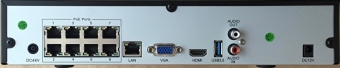 NVR recorder 16ch-8POE (S3013)